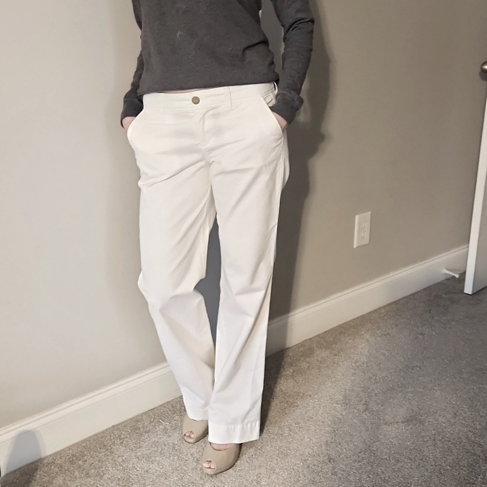 White Wide Leg Pants
